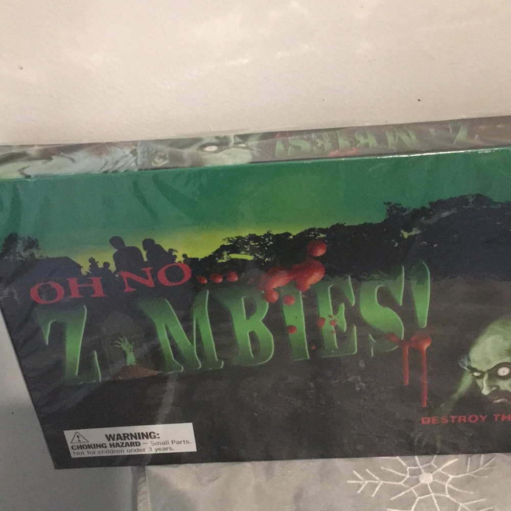 Zombies Board Game By Archie McPhee NEW OH NO..Zombies Destroy or Become Them